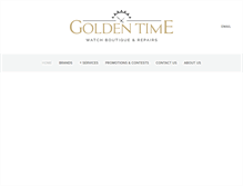 Tablet Screenshot of goldentimejewellers.ca